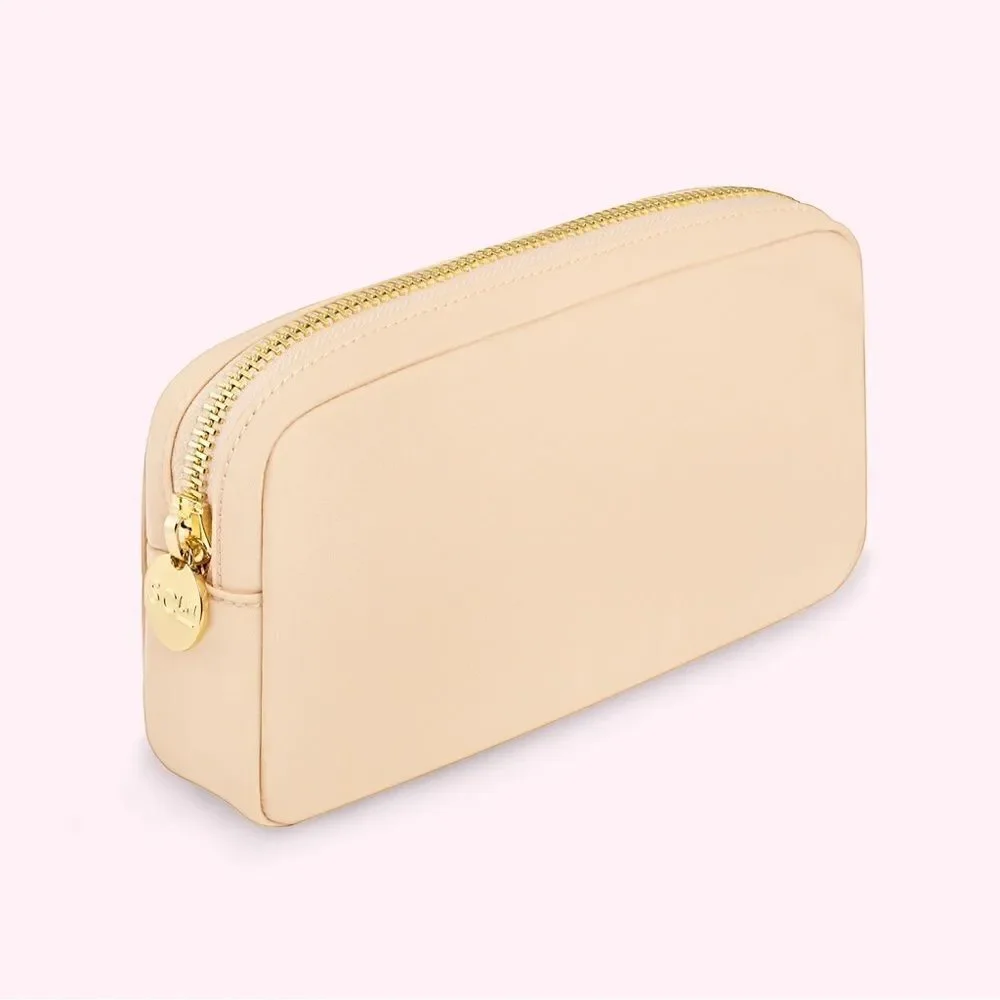 Stoney Clover Lane classic small pouch in color Sand brand new in bag with tags